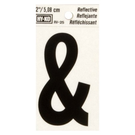 HY-KO 2In Reflective Ampersand, 10PK B00399